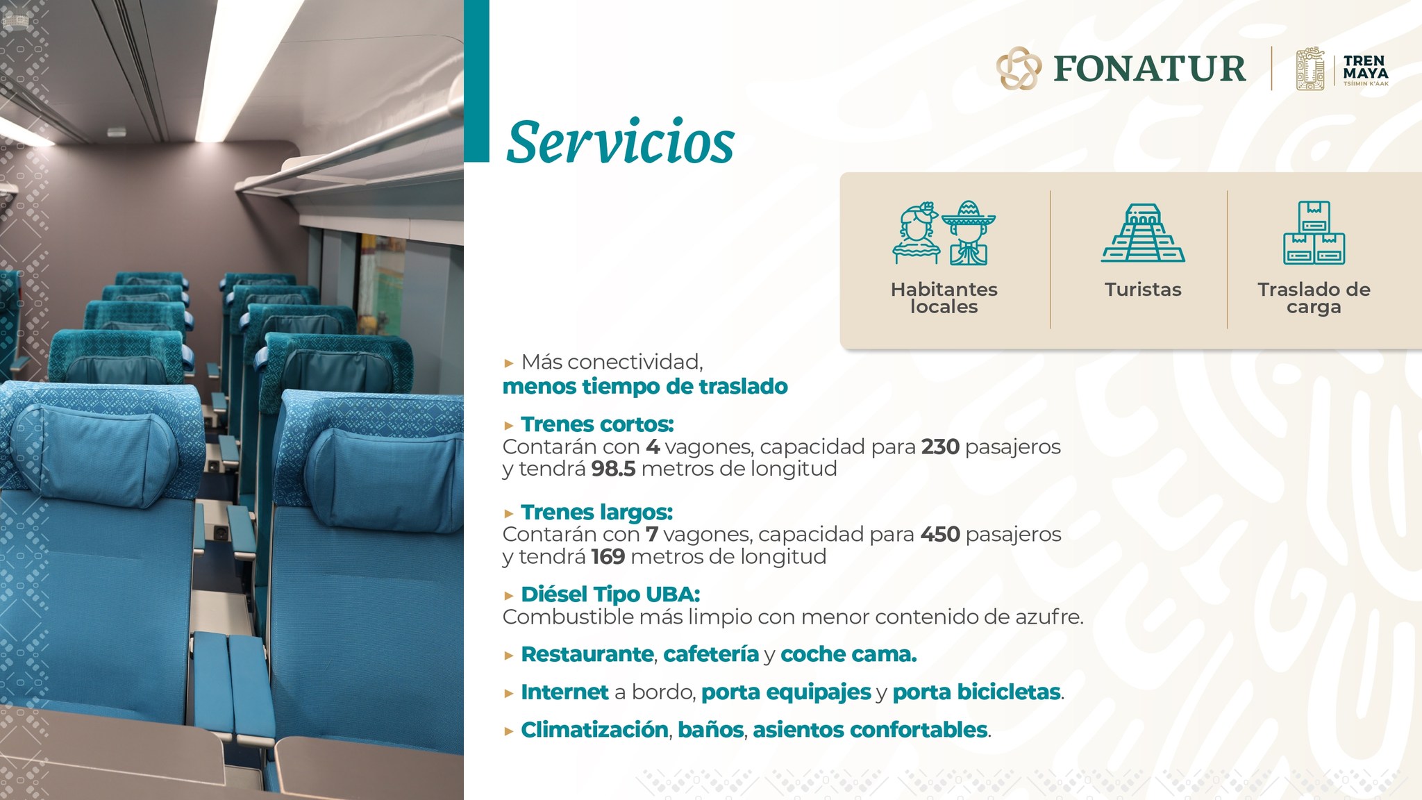 Servicio del Tren Maya XIINBAL