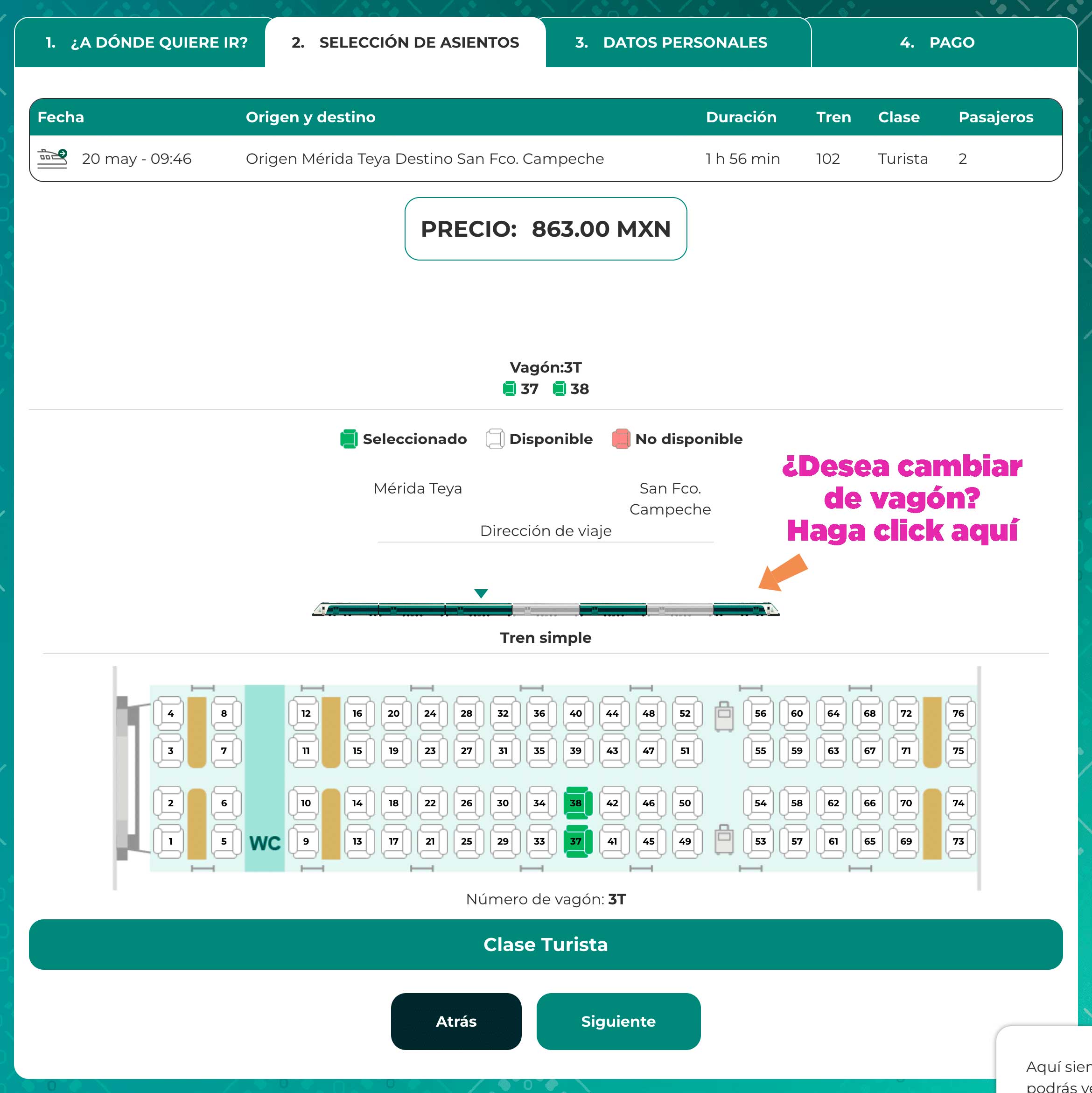 ¿Pasos para comprar boletos del Tren Maya?