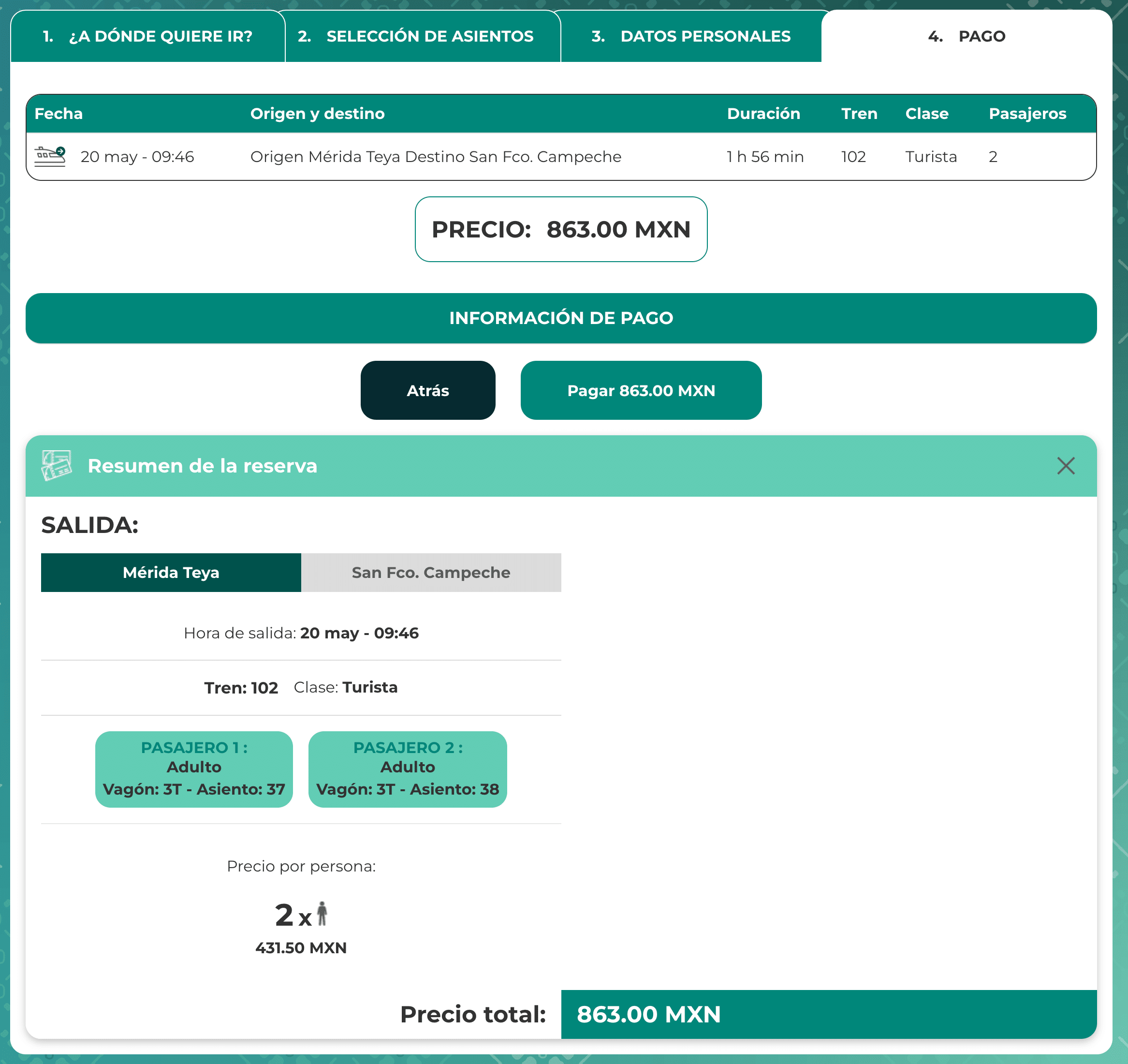 ¿Pasos para comprar boletos del Tren Maya?